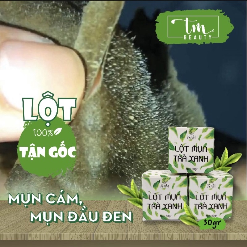 Lột sạch mụn, tế bào chết, sợi bã nhờn với gel lột mụn trà xanh