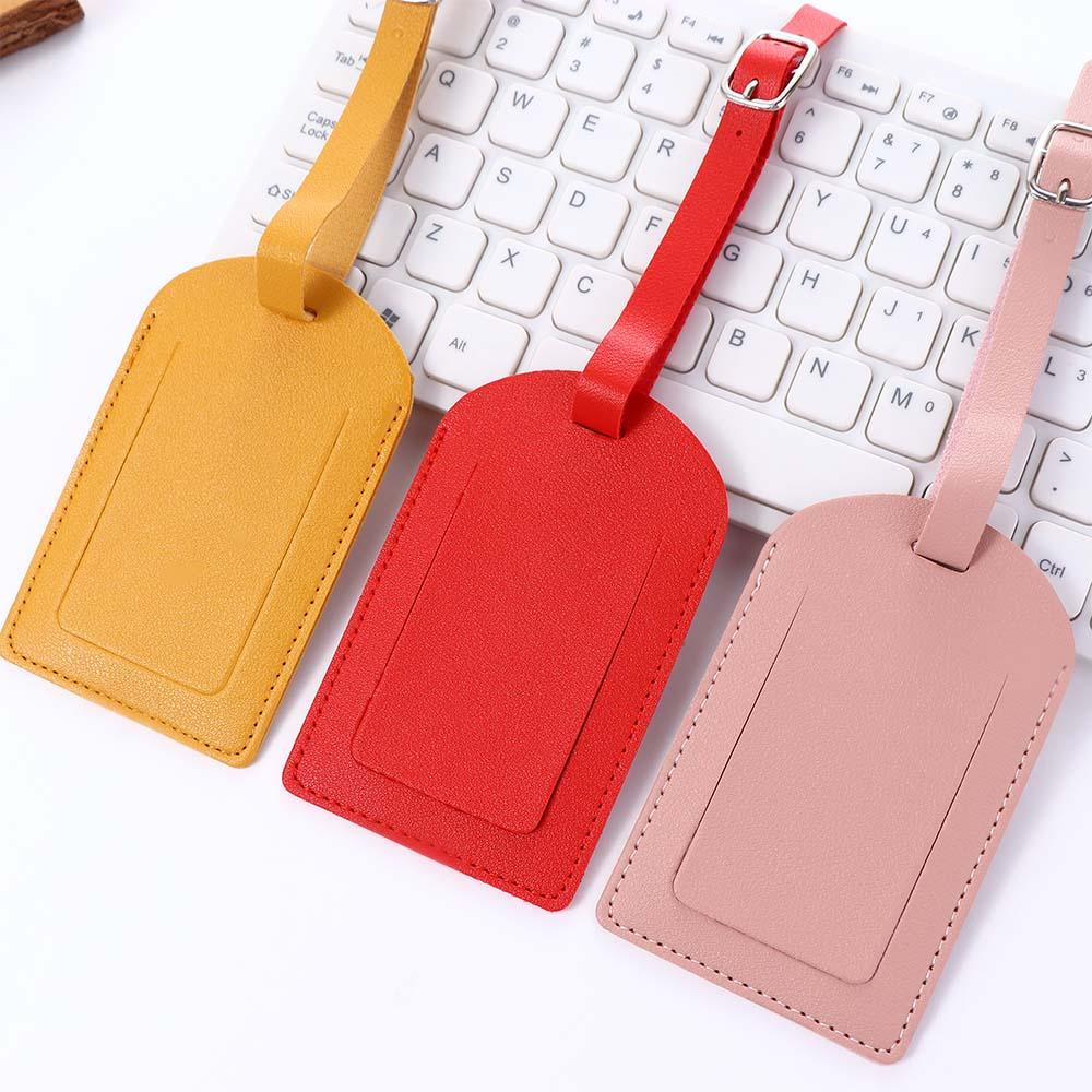JARRED Thẻ Gắn Hành Lý Bằng Da PU Tiện Dụng Khi Đi Du Lịch