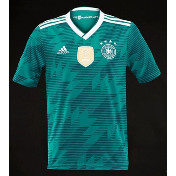 Áo thun nam in chữ GERMANY AWAY W/C FOOTBALL JERSEY 2018