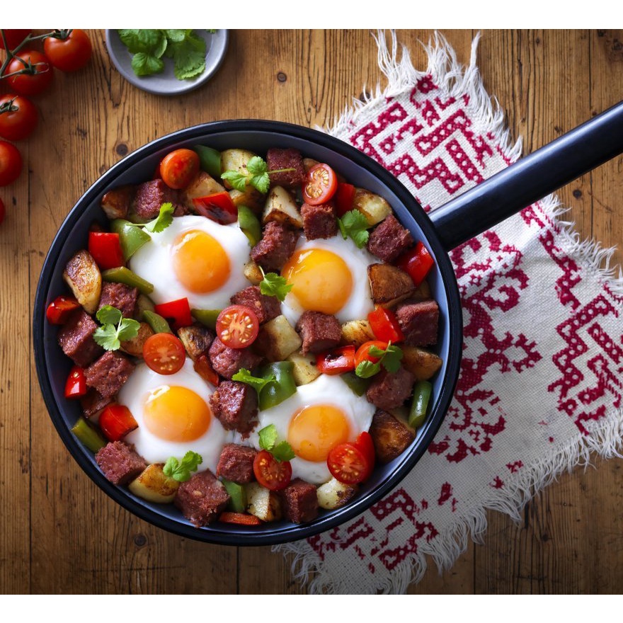 [DATE 04/2024] Thịt Bò Đóng Hộp Highway Corned Beef Brazil 340gram (Hàng Chuẩn Mỹ)