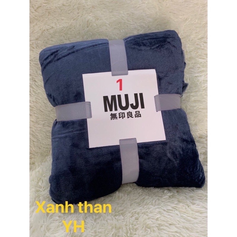 Chăn Lông Tuyết Muji Siêu Mềm Mịn, Chăn Lông Cao Cấp