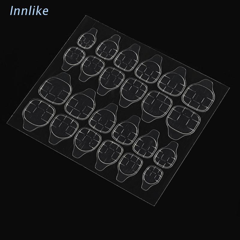 Bộ 10 Tấm 240 Miếng Dán Móng Tay Hai Mặt Trong Suốt Chống Nước Thoáng Khí