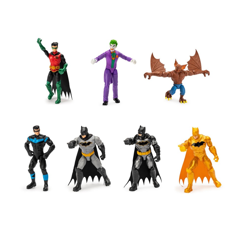 MÔ HÌNH NGƯỜI DƠI  CÙNG VŨ KHÍ TRỢ LỰC - CHÍNH HÃNG SPIN MASTER