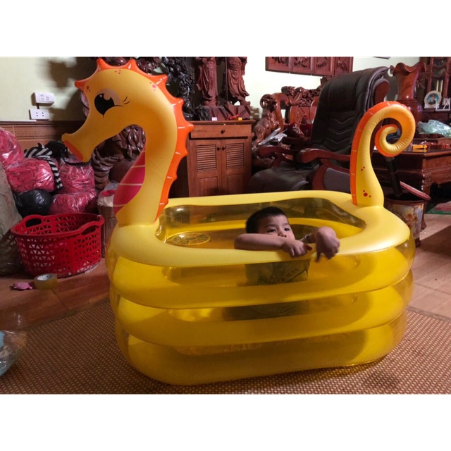 Bể bơi 3 tầng hình cá ngựa