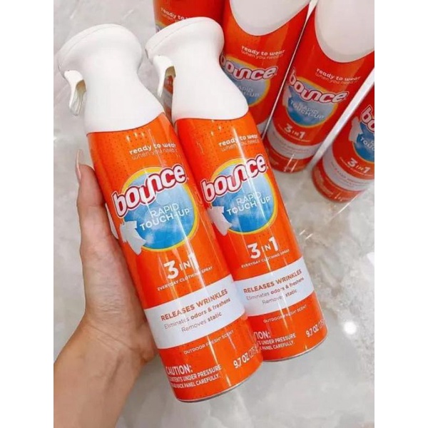 Xịt thơm và thẳng quần áo Bounce 275 gr.