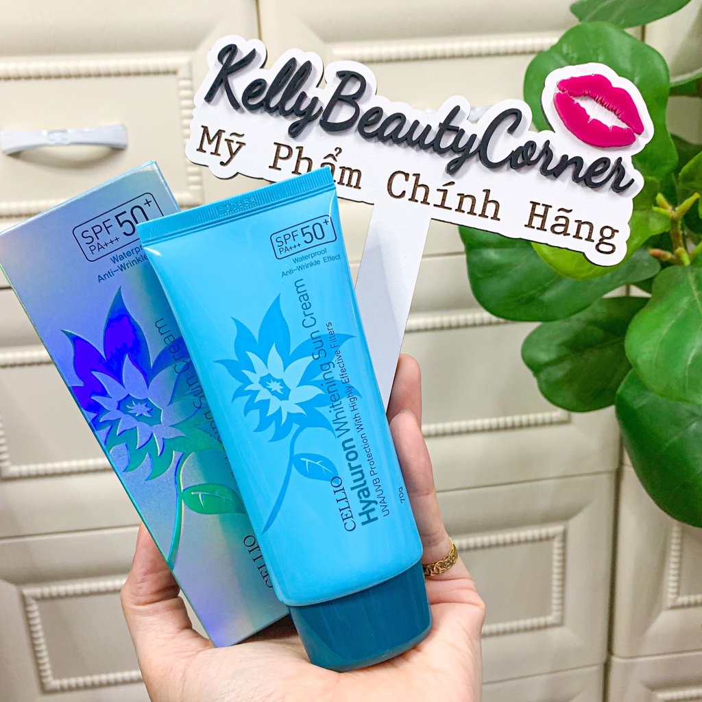 Kem chống nắng Cellio Hyaluron Whitening Sun Cream