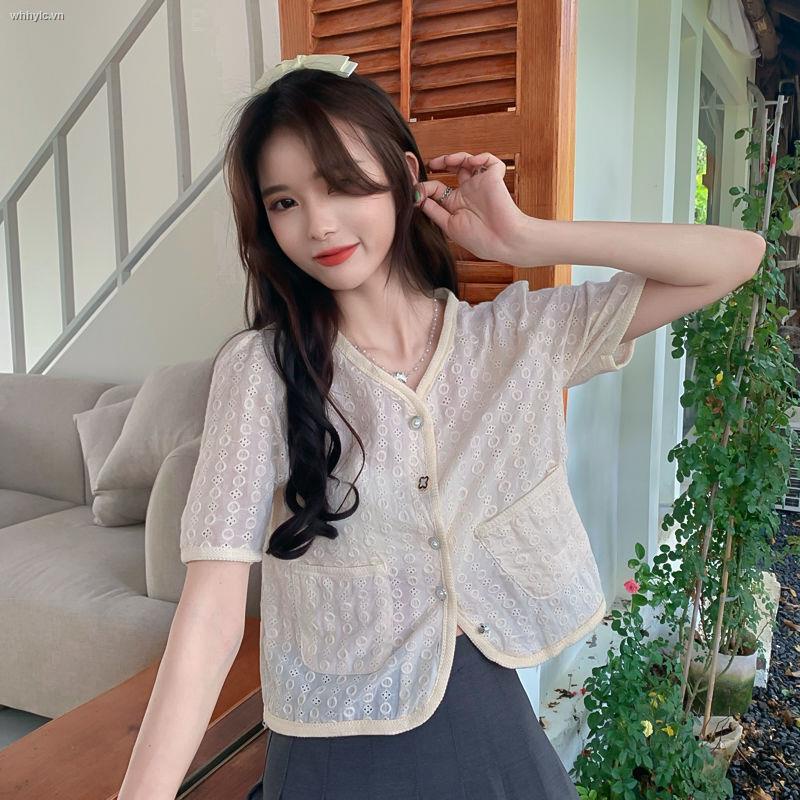 Áo Sơ Mi Cổ Chữ V Tay Ngắn Phong Cách Nhật Bản Thời Trang Mùa Hè Mới 2021 Cho Nữ | BigBuy360 - bigbuy360.vn