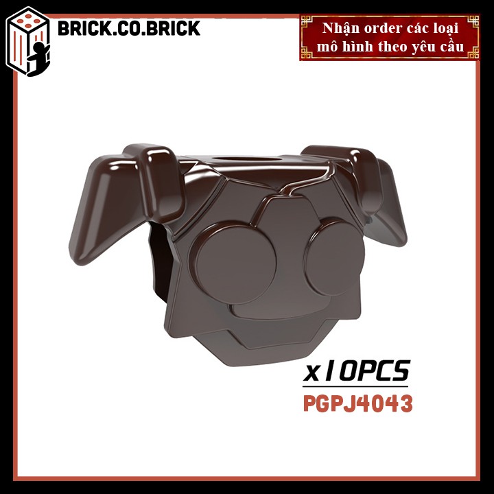 Phụ kiện MOC cao cấp Cổ đại Trung cổ Đồ chơi lắp ráp vũ khí ngắn cung tên giáo áo giáp khiên PGPJ4043