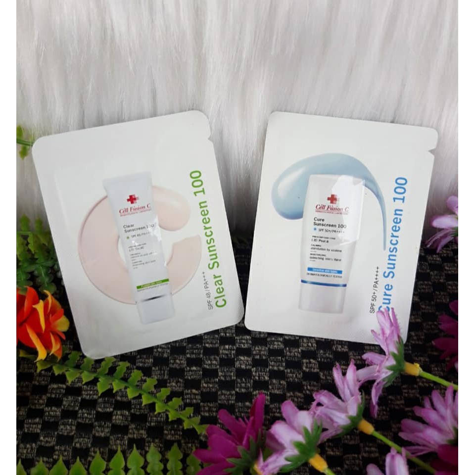 [QUÀ TẶNG] [ HB GIFT] Kem Chống Nắng Dành Cho Da Dầu Cell Fusion C Clear Sunscreen 100 SPF48 1.5ml | BigBuy360 - bigbuy360.vn