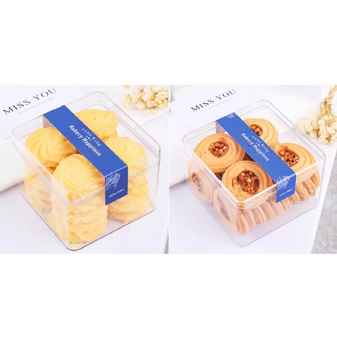 set 10 hộp nhựa pet vuông CH8560 và CH9560