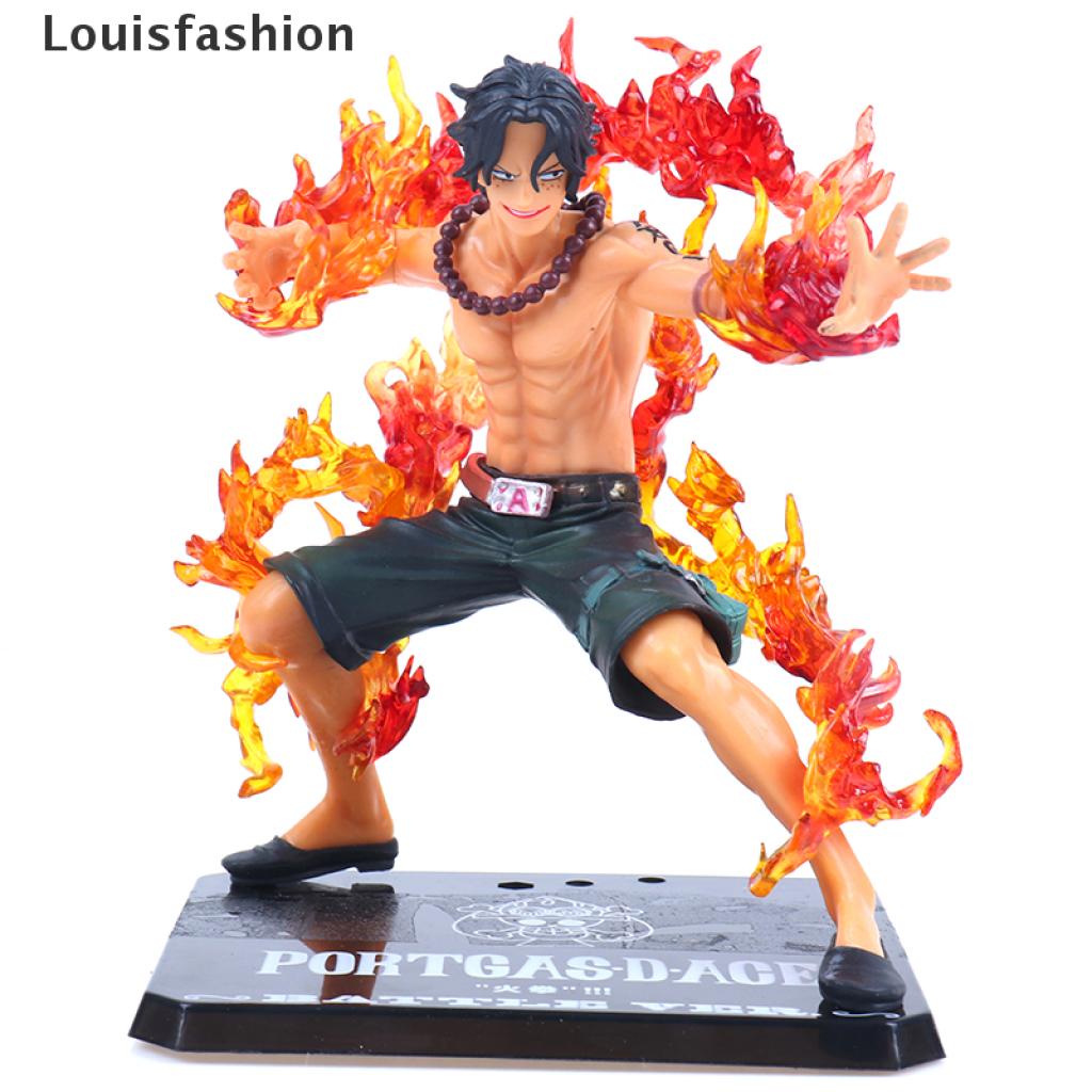 [Louisfashion] One Piece Action Figure Doll Anime PVC Model Toy Luffy Zoro Sauron Sanji Ace New Stock