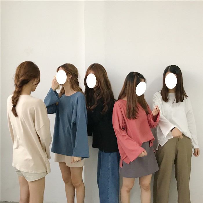 Áo thun Xiaozhainv dáng rộng thoải mái cho nữ 7 màu sắc tùy chọn | BigBuy360 - bigbuy360.vn