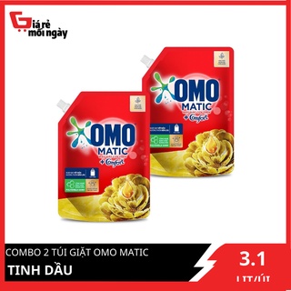 Combo 2 túi nước giặt omo tinh dầu 2kg