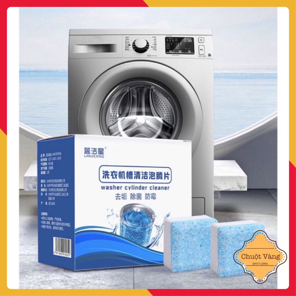Hộp 12 viên tẩy lồng máy giặt