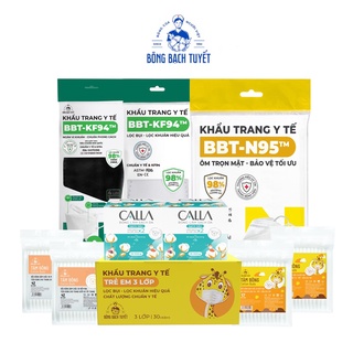 Combo 10 món Bông Bạch Tuyết chăm sóc toàn diện dành cho gia đình