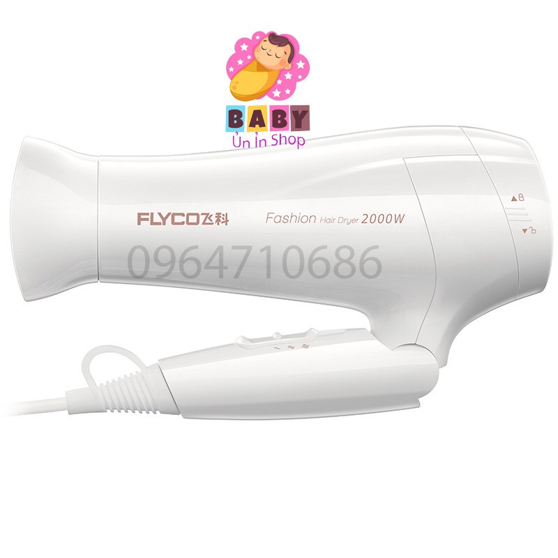 MÁY SẤY TÓC FLYCO FH6232 CÔNG SUẤT 2000W, HAI CHIỀU NÓNG LẠNH.