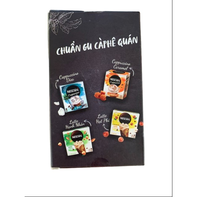 [Chuẩn auth 100%, đủ bill, đi air ✈️] [Grocery gift] Hộp mẫu thử NESCAFÉ Chuẩn Gu Cà Phê Quán 88g