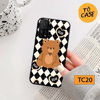 Ốp lưng Redmi Note 11 4G  /  Note 11S / Note 11 Pro / Redmi Mi 11 Lite in hình chú gấu dễ thương, ngộ ngĩnh, trẻ trung.