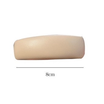 Kẹp Tóc Bằng Da Màu Trà Sữa Phong Cách Hàn Quốc