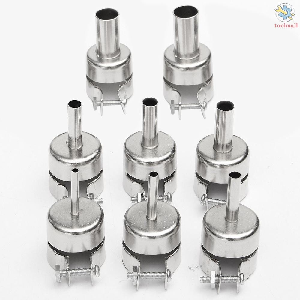 Set 10 Đầu Khò Nhiệt 3 / 4 / 5 / 6 / 7 / 8 / 10 / 12mm Dành Cho Máy Hàn 850 852 858 950 952 702