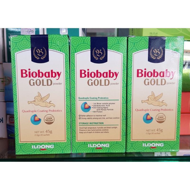 Biobaby gold men visinh từ hàn quốc hộp 30 gói ILDONG