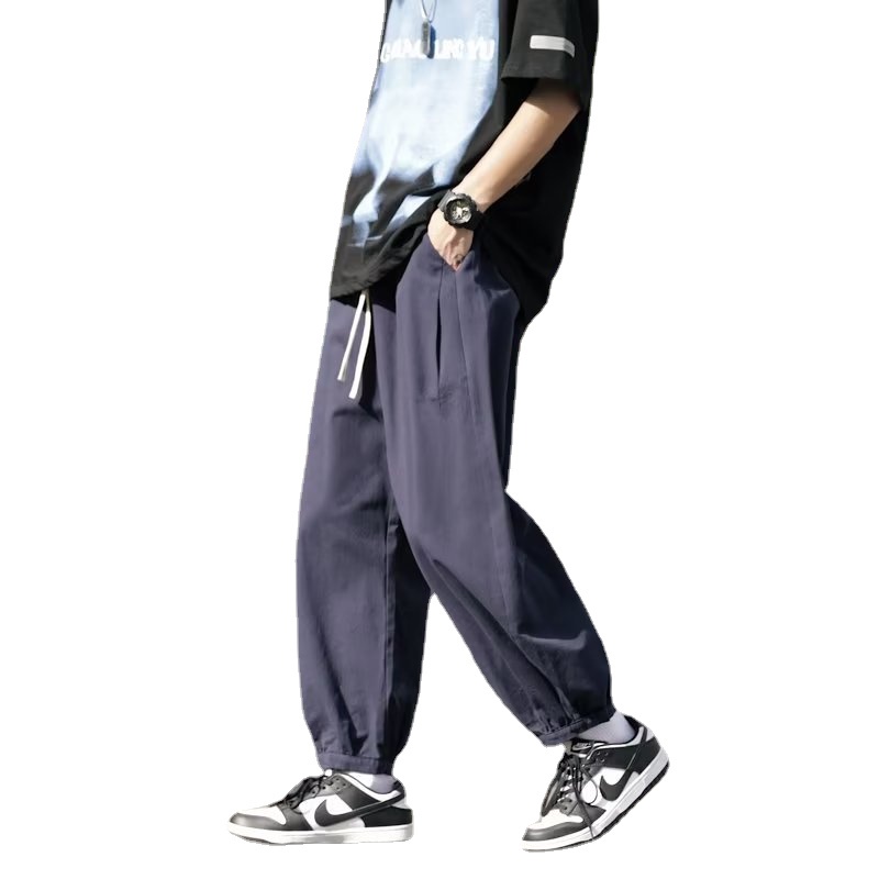 Quần Dài Lưng Thun Phối Túi Hộp Thời Trang Hàn Quốc Cho Nam Giới Có Size Lớn M-3XL