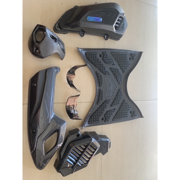 Ốp phụ kiện giành cho SH từ đời 2017-2019 cacbon đen full bộ ( Có bán lẻ )