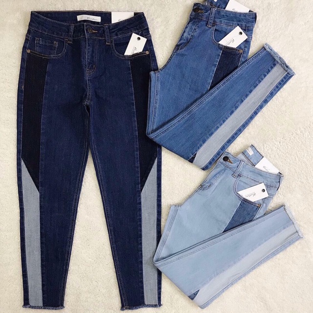 Quần jeans nữ baggy đắp mới C-5