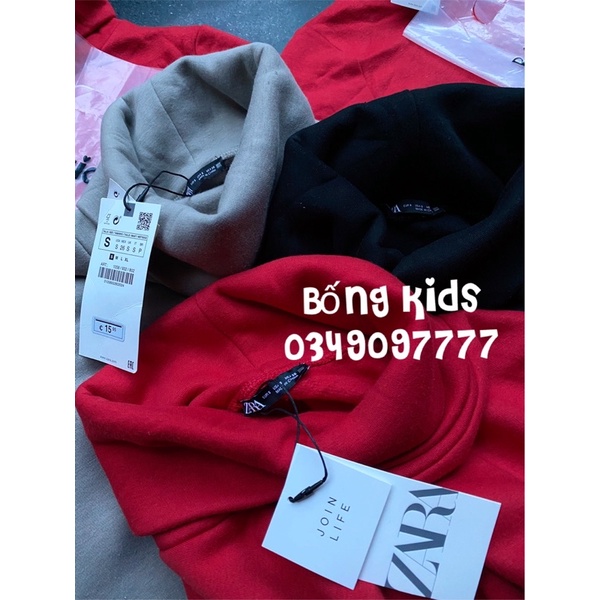 Áo Nỉ Cổ Lọ Nữ Basic ZR