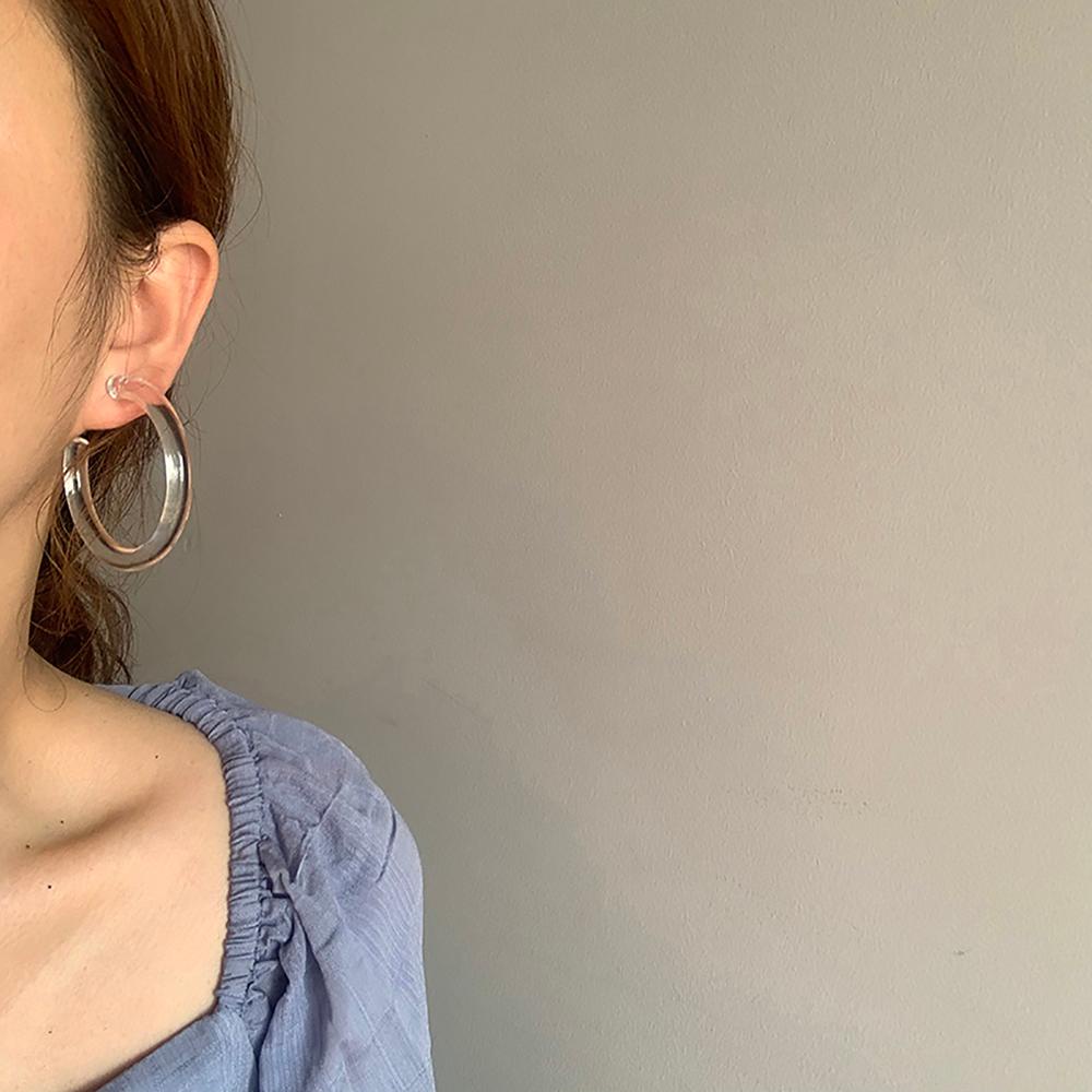 MXGOODS Bông Tai Dạng Xỏ Bằng Acrylic Trong Suốt Phong Cách Pháp Cho Nữ