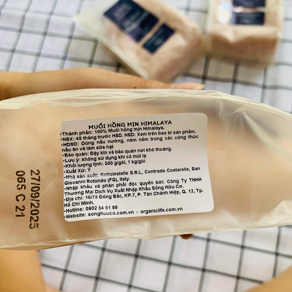 Muối hồng mịn Himalaya Sottolestelle 500g