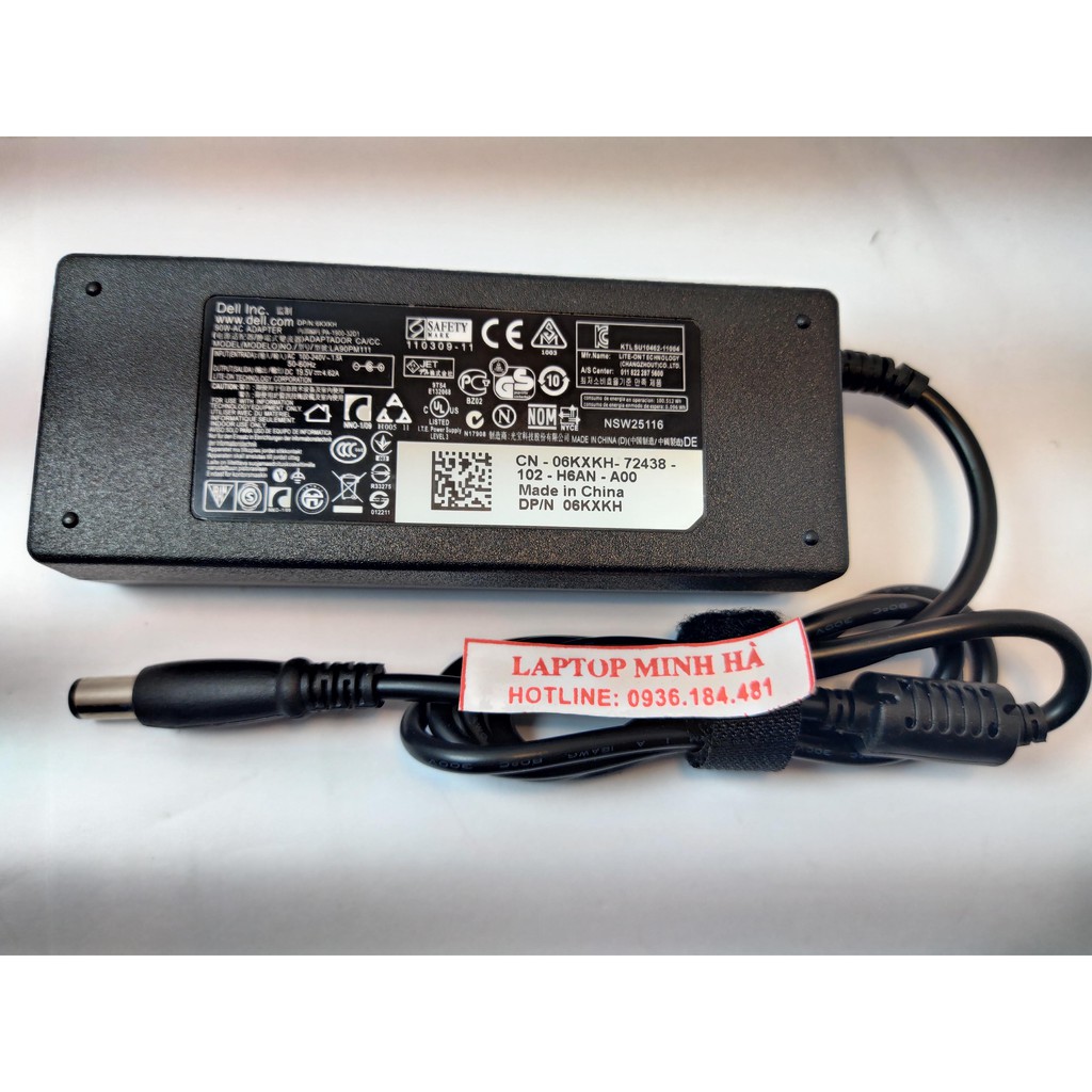 Sạc laptop Dell Latitude E4200 E4310 E4300 E5250 E5520 E5530 Zin tặng kèm dây nguồn