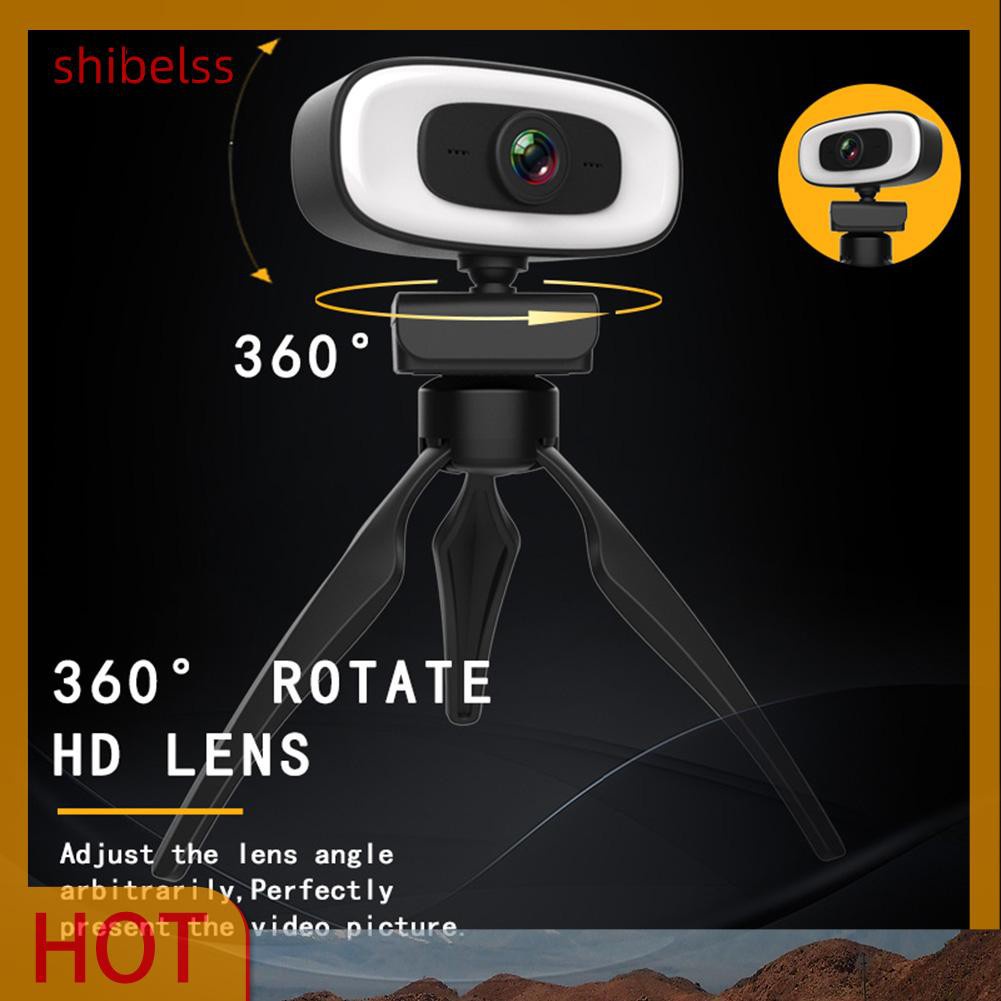 Webcam Shibelsss Pc-C10 2k Hd Usb Kèm Micro Cho Máy Tính