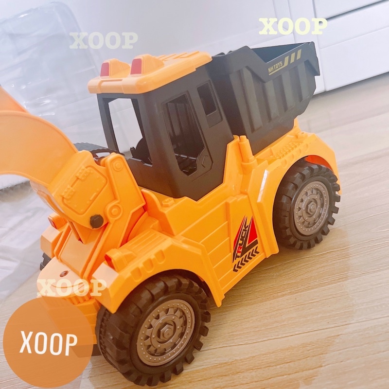 Đồ chơi ! Máy xúc điện vạn năng 2 màu mã 666-43 (SP002244 )