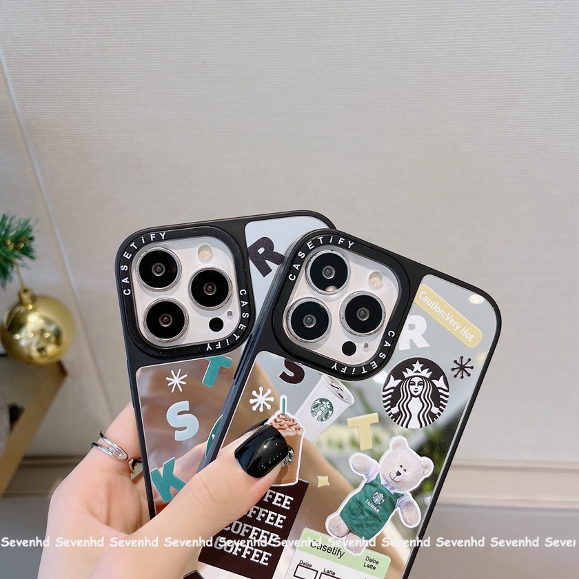 Ốp Điện Thoại Mềm Tráng Gương Hình Thức Uống Cho iPhone 13 12 11 Pro Max Xs Max Xr X 7 8 6 6s Plus