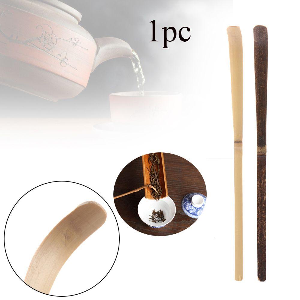Dụng Cụ Pha Trà Bằng Gỗ Tre Màu Đen