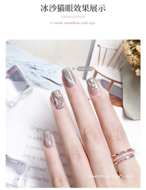 Sơn gel As chai đỏ mắt mèo mã ASM