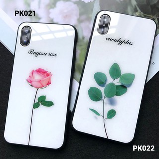 [ Freeship từ 50K] Ốp kính hình in hình hoa hồng - iPhone 6/6S - 6 Plus/ 6S Plus - 7/ 8 - 7 Plus/ 8 Plus - X/ XS/ XS Max