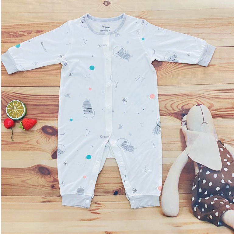 Body sơ sinh Avaler  sợi tre cho bé size 0/3,3/6,6/9,9/12m