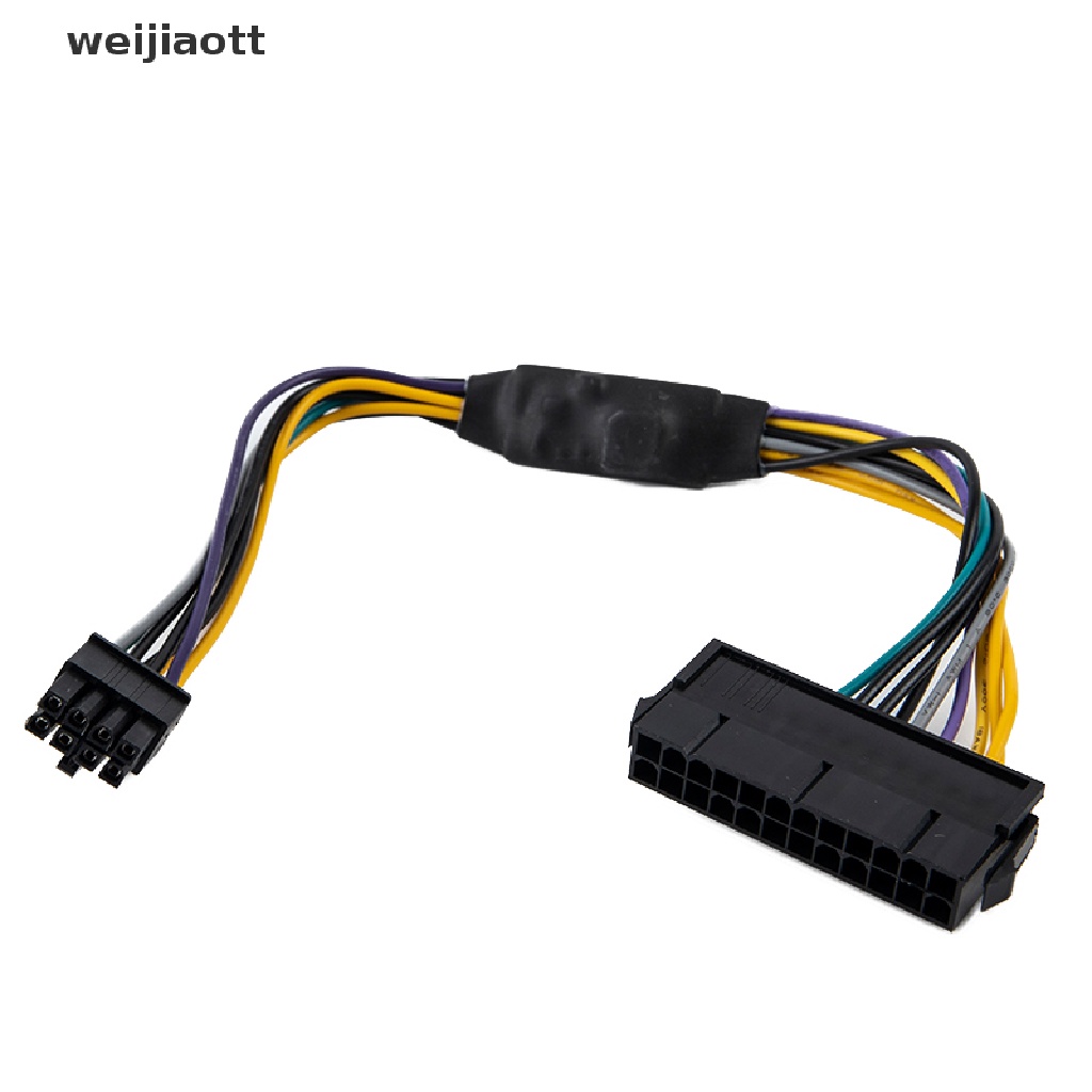 weijiaott ATX 24Pin To Motherboard 8Pin Optiplex 3020 7020 9020 Server Adapter Power Cable WT