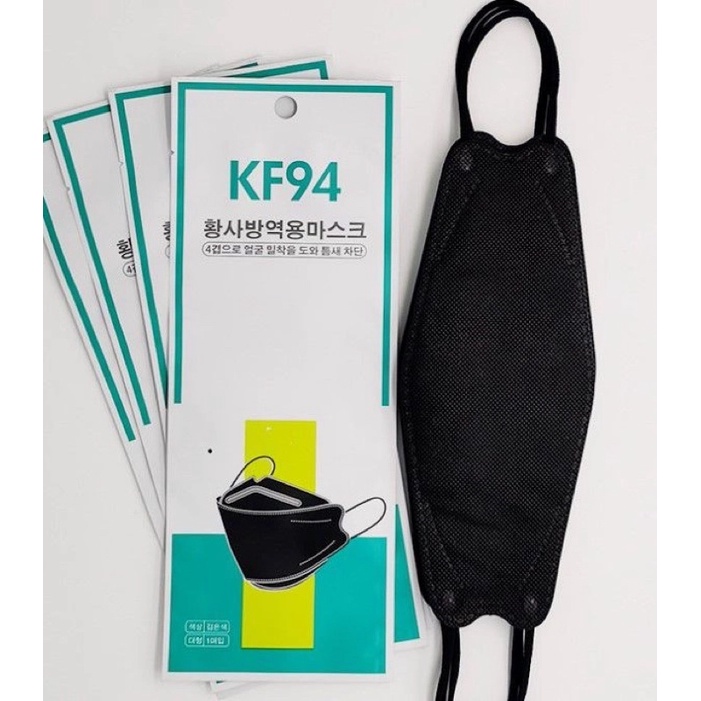 Khẩu trang KF94 Phong Cách Hàn Quốc Chống Bụi Mềm Mịn PM2.5 ( 1 TÚI 1 CÁI)