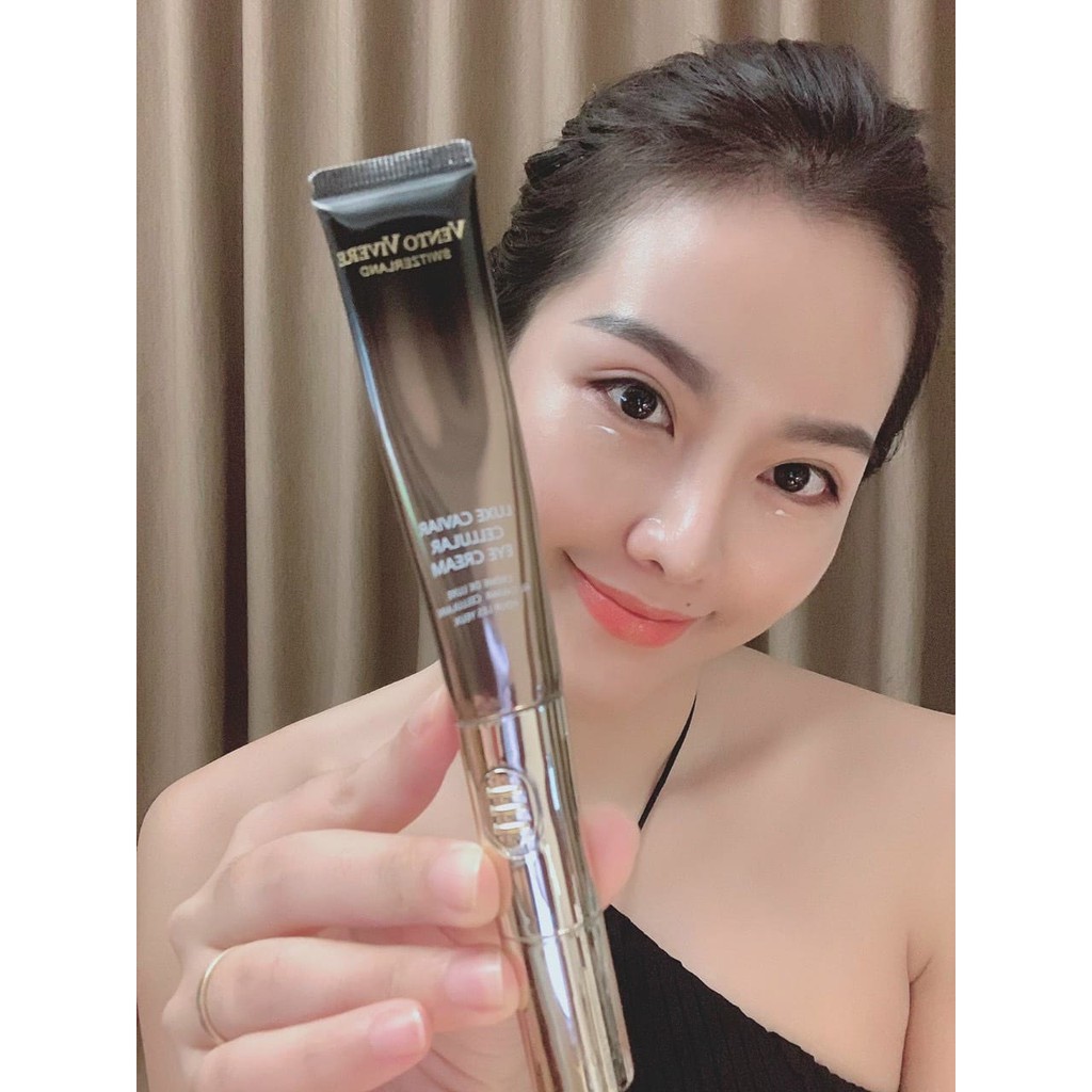 Kem mắt Vento Vivere Luxe Caviar Cellular Eye Cream 20gr, kem mắt loại bỏ quầng thâm, giảm nếp nhăn | BigBuy360 - bigbuy360.vn