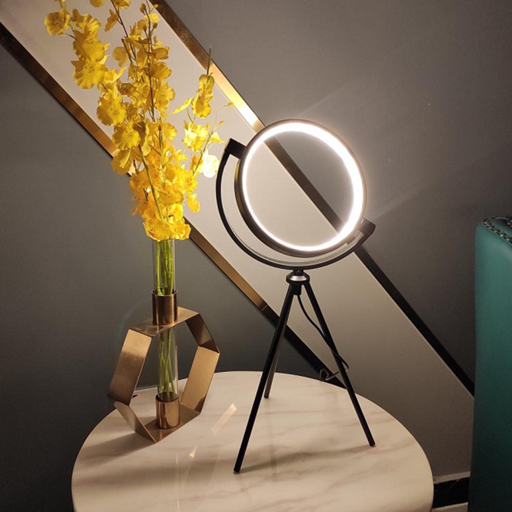 Vòng Đèn LED RGB 10 &quot;Có Giá Đỡ Ba Chân Hỗ Trợ Quay Video YouTube / Live Stream / Trang Điểm / Chụp Ảnh / Ghi Hình