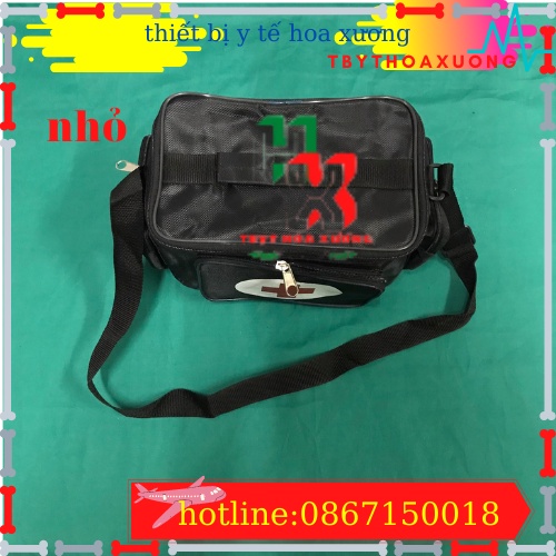 Túi Cứu Thương Cỡ Nhỏ 25x15x19cm - Túi Y Tế ( Màu Đen)