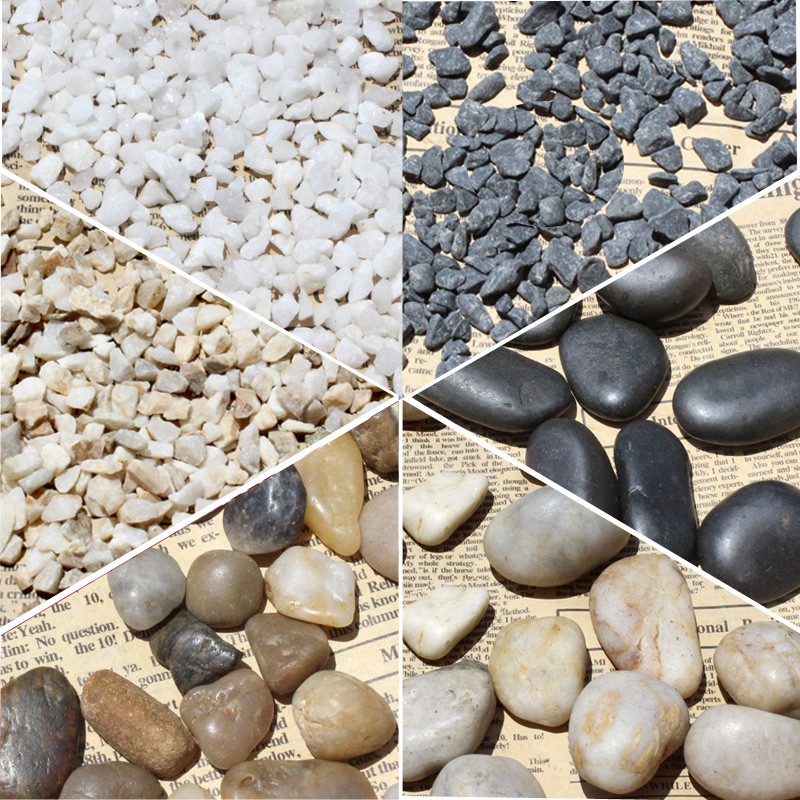 Đá Cuội Tự Nhiên Trang Trí Bể Cá