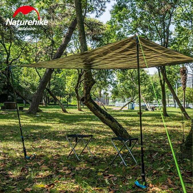 Tấm trải dã ngoại tráng nhôm 2 mặt chống nước chống ẩm Naturehike NH20FCD03