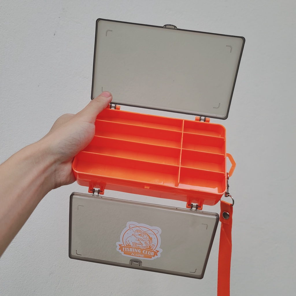 Hộp Đựng Mồi 2 Mặt iLure Nhỏ Siêu Tiện Dụng có dây - Đẹp Bền Rẻ