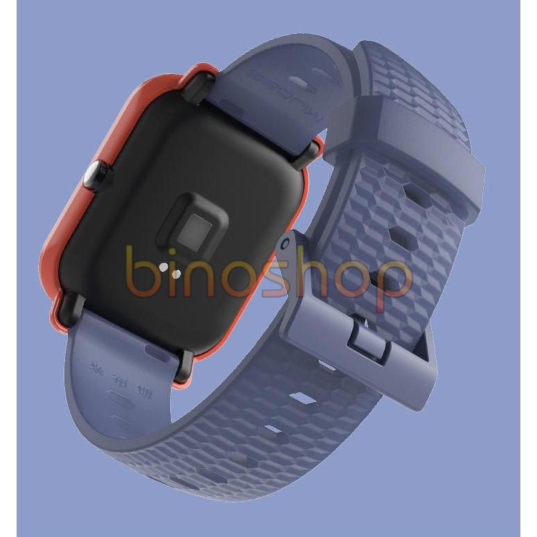 Dây đeo vân sần Amazfit GTS chính hãng Mijobs - Dây đeo thay thế đồng hồ Amazfit GTS vân sần