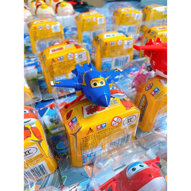 Robot biến hình máy bay cỡ nhỏ - Jett Team Xây Dựng - Đồ chơi Super wings