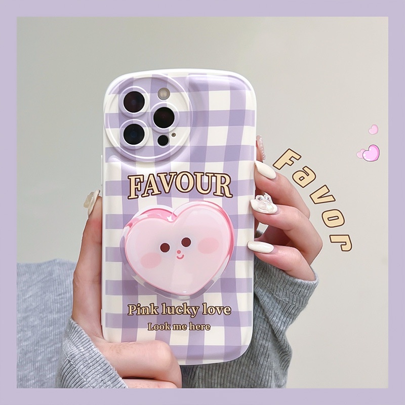Ốp lưng iphone ốp Điện Thoại Epoxy Có Giá Đỡ Cho iPhone 14 13 12 11 PROMAX XS XR XSMAX SE2020 6 7 8PLUS